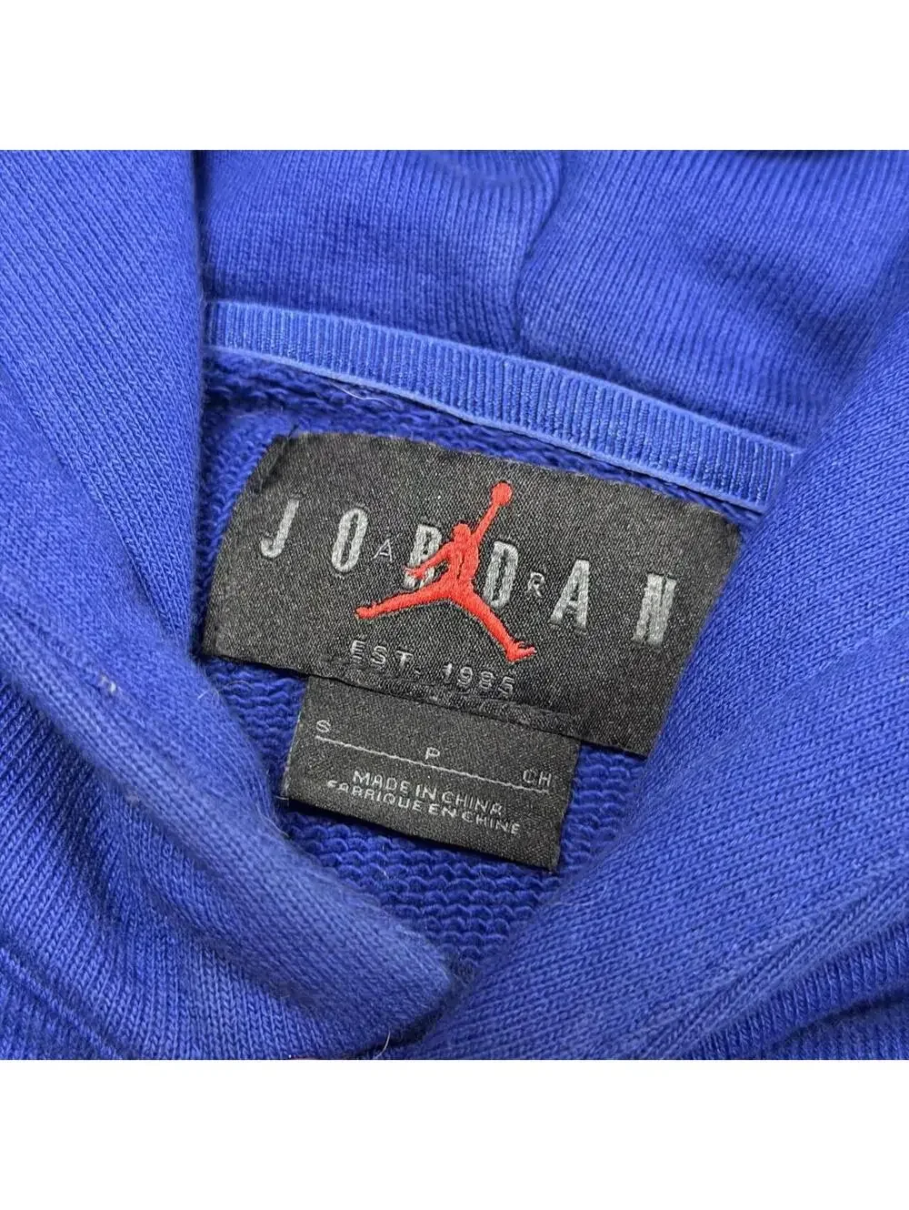 Air Jordan X Scarr's Pizza Friends and Family Exclusive Blue Graphic Hoodie